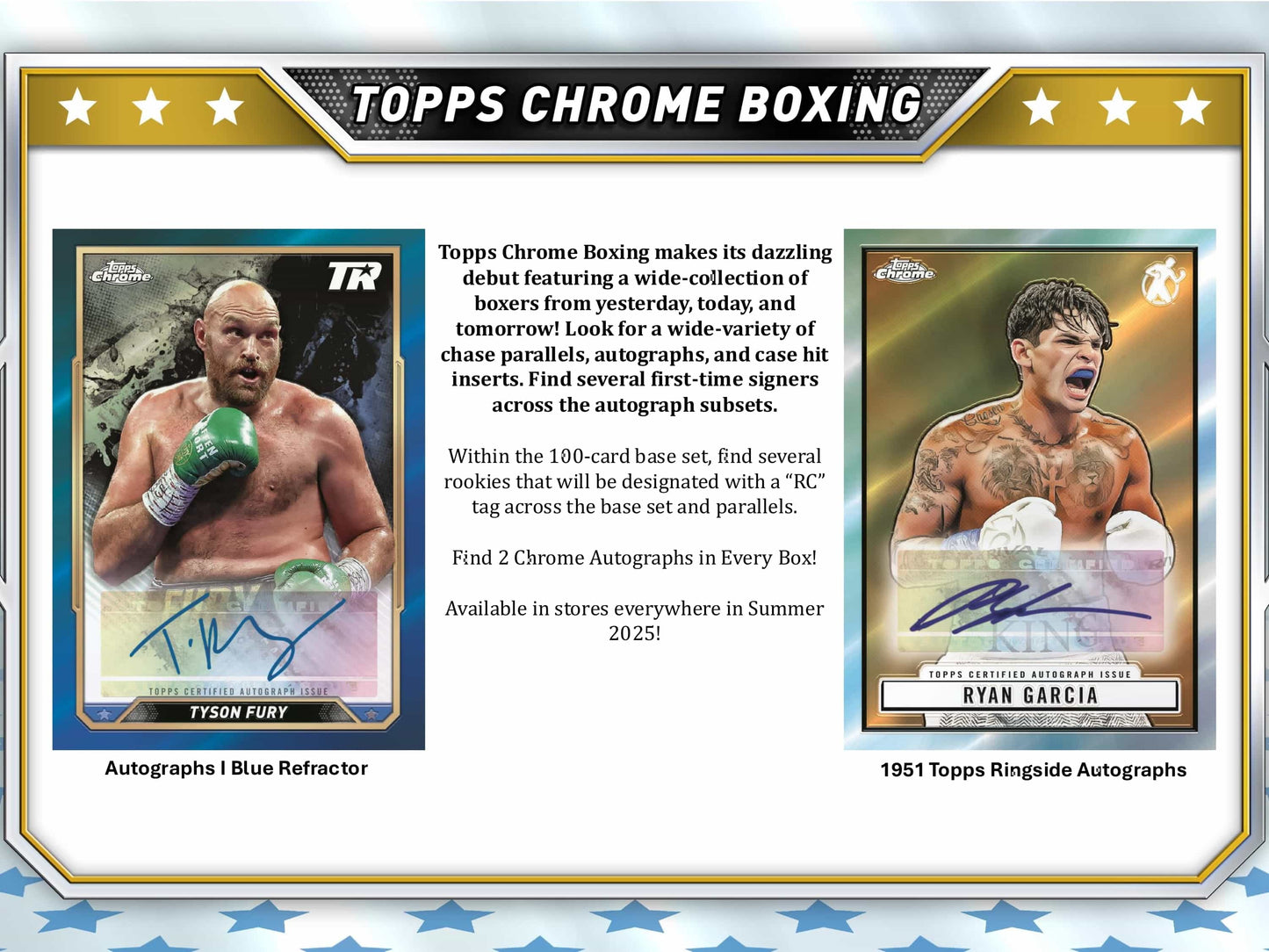 2025 Topps Chrome Boxing Hobby Box