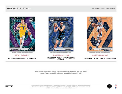 2024/25 Panini Mosaic Basketball NBA Blaster Box