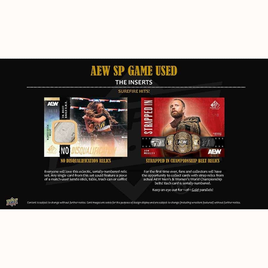 2025 Upper Deck AEW SP Game Used All Elite Wrestling Hobby Box