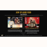 2025 Upper Deck AEW SP Game Used All Elite Wrestling Hobby Box