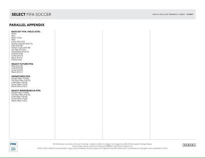 2024/25 Panini Select FIFA Soccer (Fußball) Hobby Box