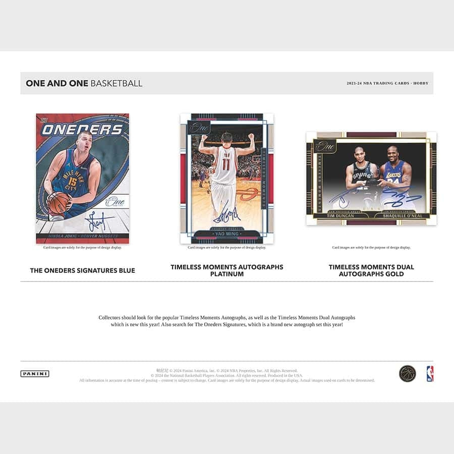2023/24 Panini One and One Basketball NBA Hobby Box