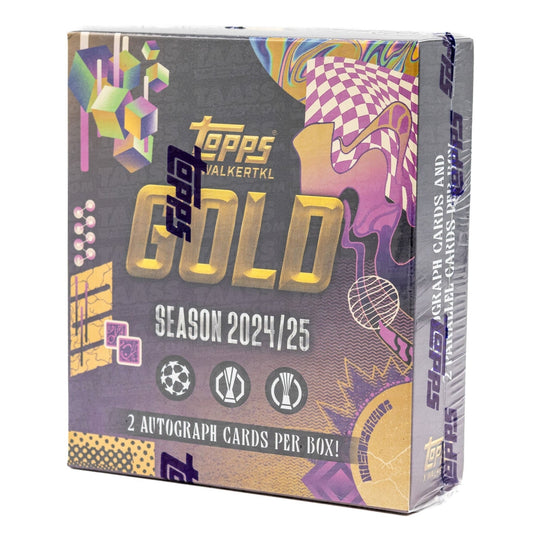 2024/25 Topps UEFA Club Competitions GOLD Soccer (Fußball) Hobby Box