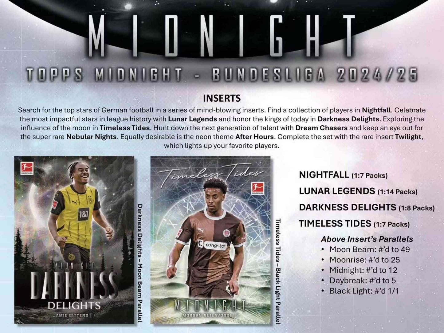 2024/25 Topps Midnight Bundesliga Soccer (Fussball) Hobby Box