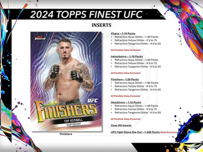 2024 Topps Finest UFC Blaster Box
