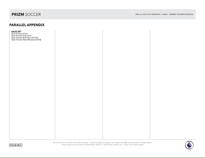 2024/25 Panini Prizm Premier League Soccer (Fußball) EPL International Hobby Box