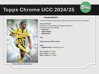 2024/25 Topps Chrome UEFA Club Competitions Soccer (Fußball) JUMBO Hobby Box