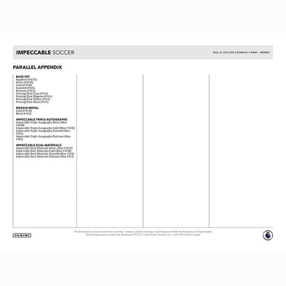 2024/25 Panini Impeccable Premier League Soccer (Fußball) EPL Hobby Box