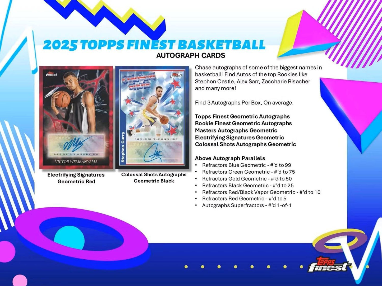 2024/25 Topps Finest Basketball Breaker Delight Box