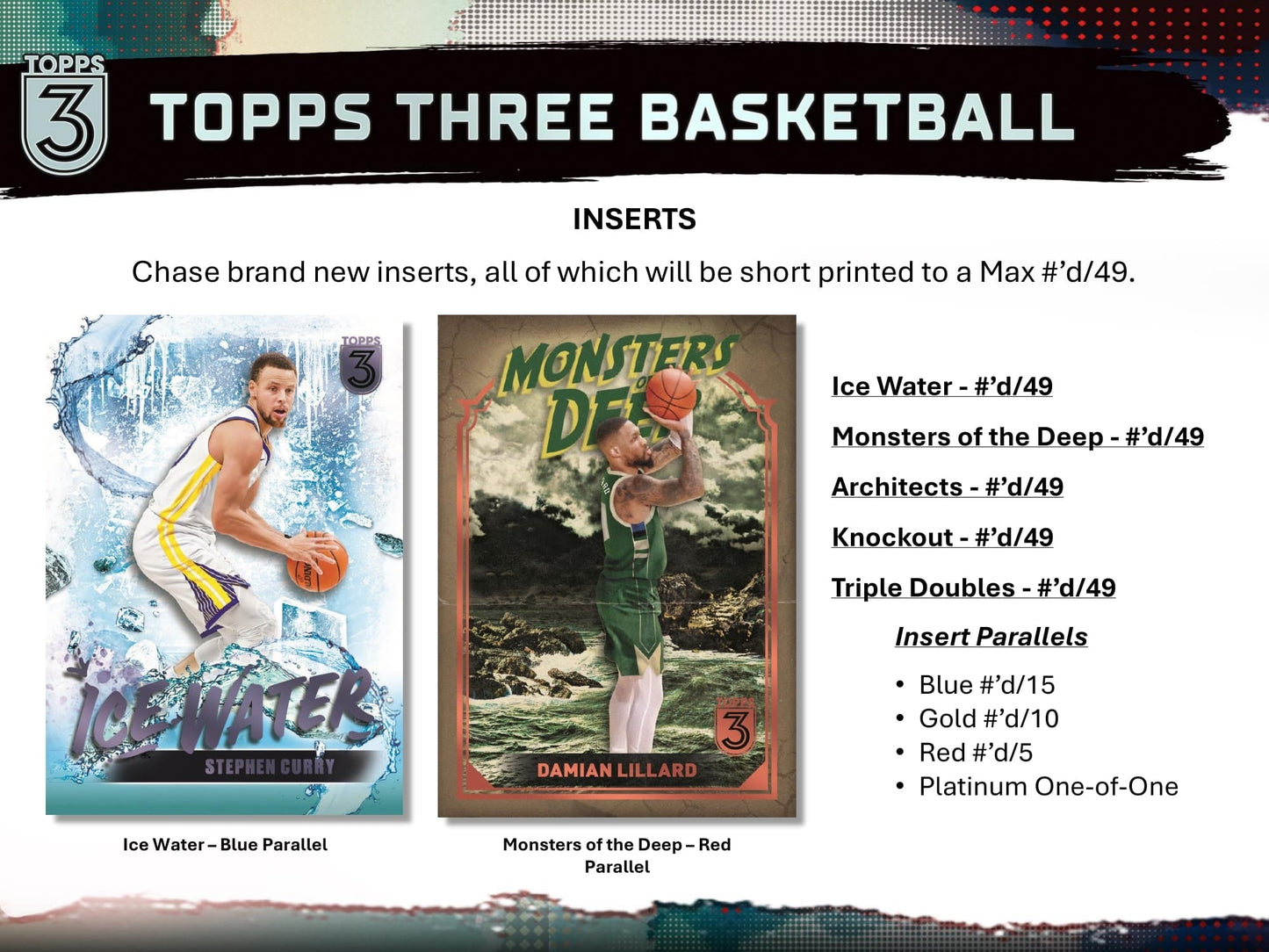 2023/24 Topps Three Basketball Hobby Box