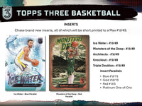 2023/24 Topps Three Basketball Hobby Box