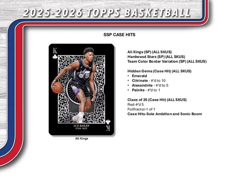 2025/26 Topps NBA Basketball Blaster Box