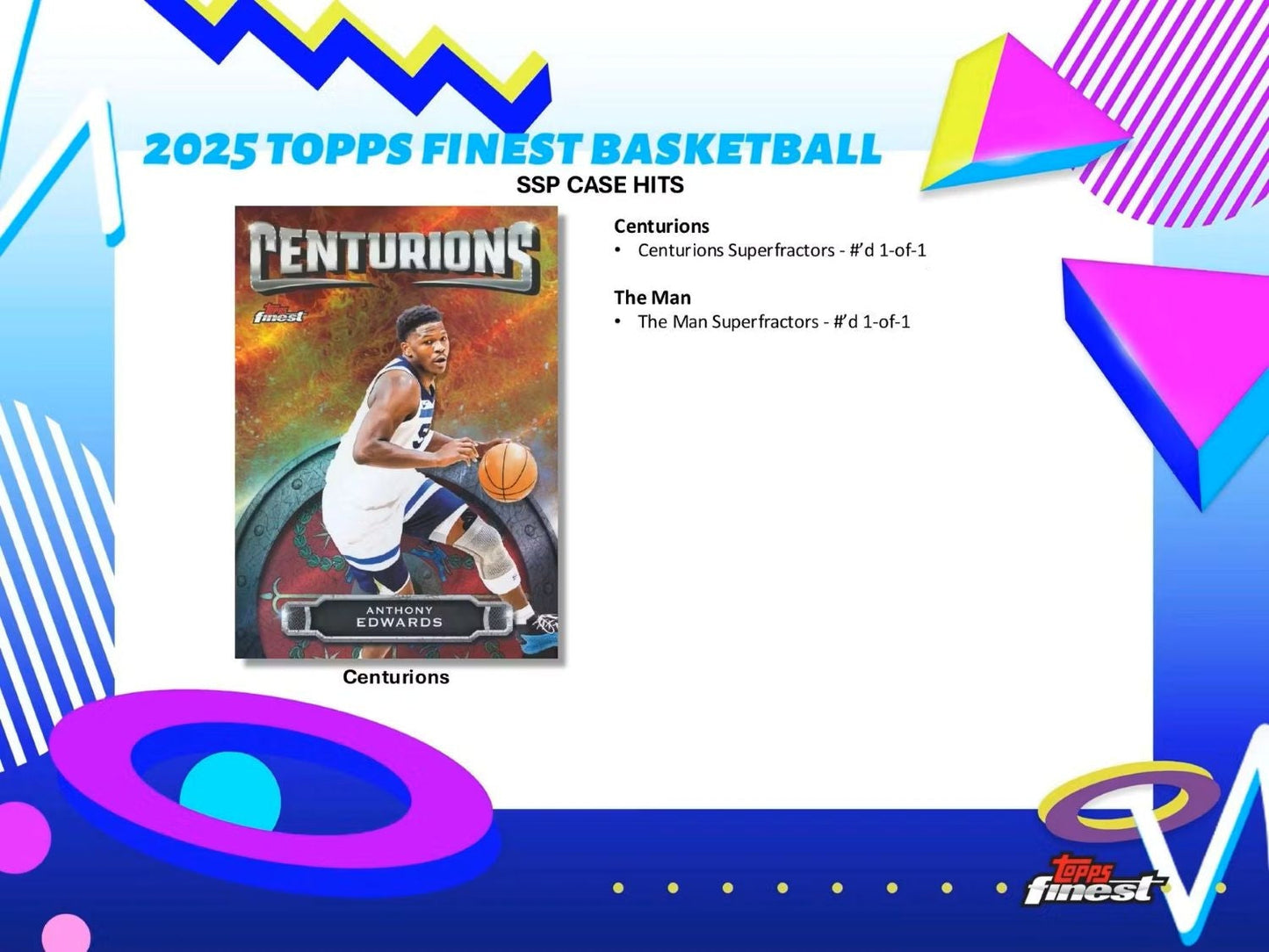 2024/25 Topps Finest Basketball Hobby Box